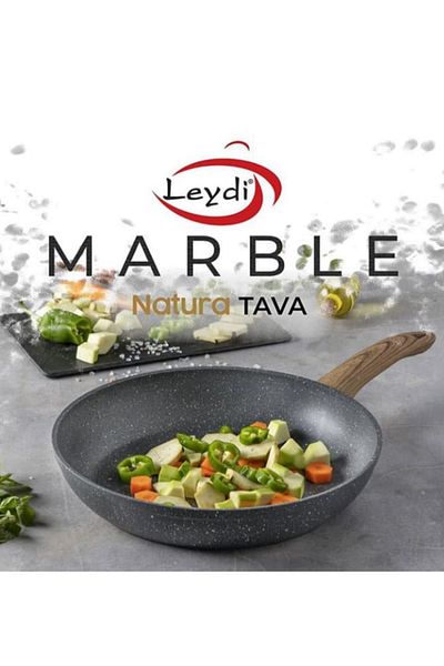 Leydi Marble Natura Granite Pan 28 Cm