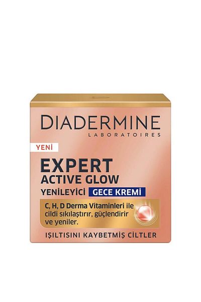 Diadermine Expert Active Glow Firming Day+night+serum Set