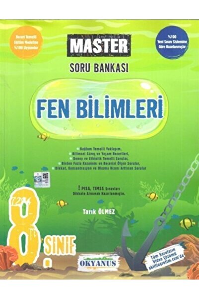 Okyanus Yayınları 8. Sınıf Fen Bilimleri Master Soru Bankası
