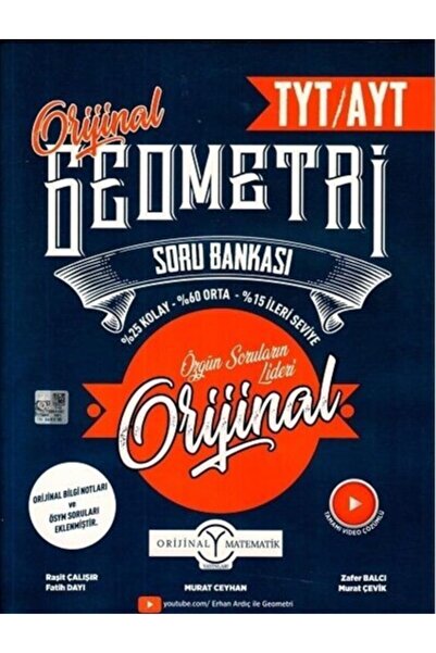 Orijinal Yayınları Tyt Ayt Orijinal Geometri Soru Bankası
