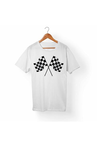 Alfa Tshirt Beyaz Formula F1 Baskılı Tişört
