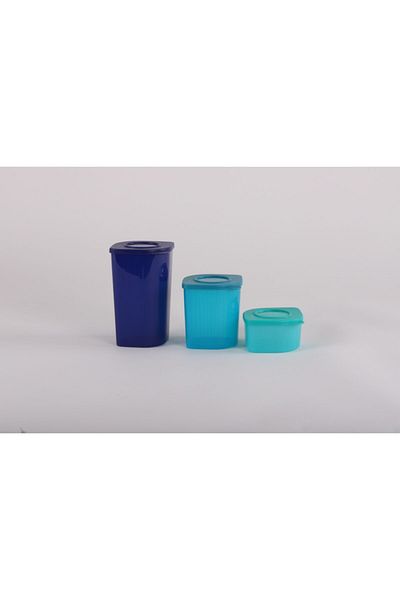 Tupperware Eye Doll Set of 3 Storage Container 1.5 lt 1 l 450 ml