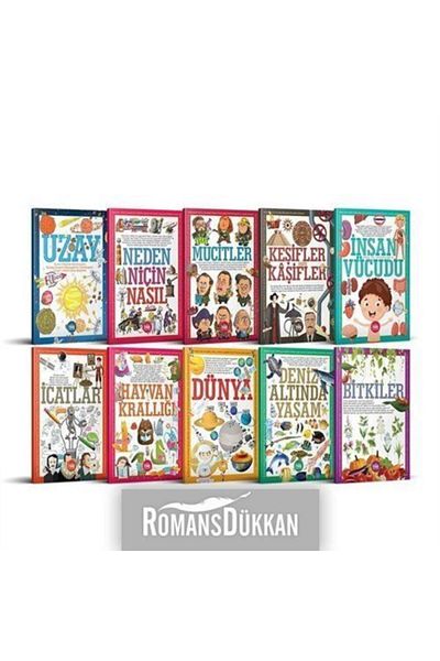 Halk Kitabevi Ilk Bilgilerim Kutuphanesi Seti 10 Kitap Takim Trendyol