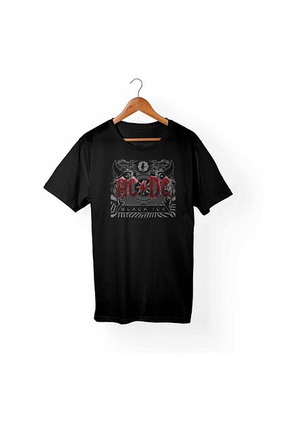 Alfa Tshirt Unisex Black Printed Cotton Large Size T-Shirt