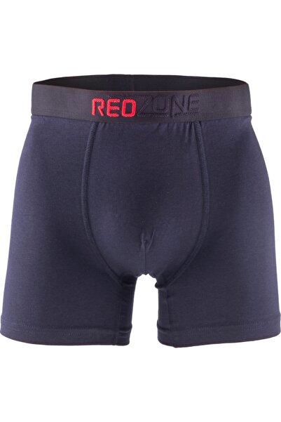 Erkek Lacivert Bambu / Lycra Boxer 3 Adet