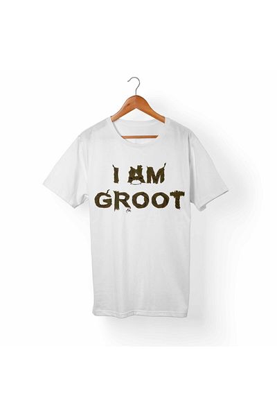 Alfa Tshirt Unisex Παιδικό Λευκό T-Shirt I'm Groot