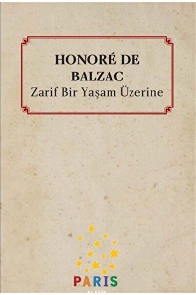 Paris Yayınları Zarif Bir Yaşam Üzerine