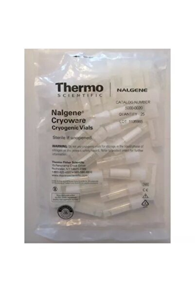 Nalgene 2 ml Vial Tüp (25 Adet Steril Vial Tüp)
