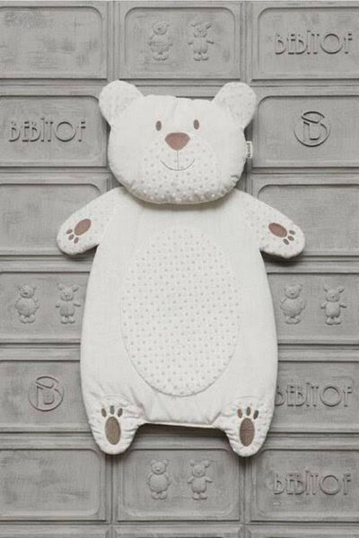 Bebitof Children's Teddy Bear Figured Diaper Cushion