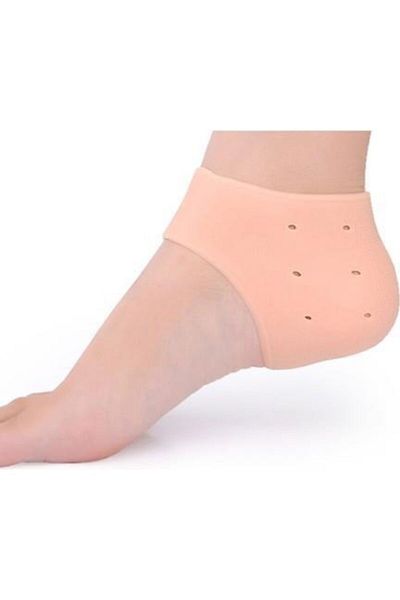 Zeki Karga Flexible Silicone Heel Care Socks - Insoles with Protective Shirt
