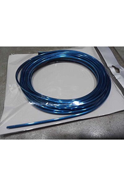 APEXİ شريط سلكي مطلي بالنيكل الأزرق اللامع بطول 5 أمتار
