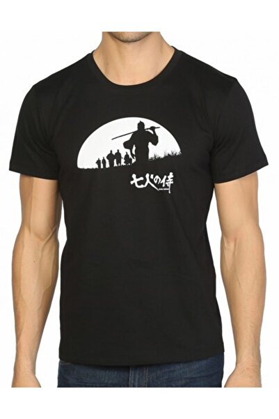 Bant Giyim تي شيرت رجالي أسود من Seven Samurai