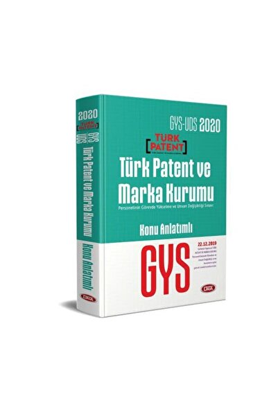 Data Yayınları 2021 Gys Türk Patent Ve Marka Kurumu Konu Anlatımlı Görevde Yü...