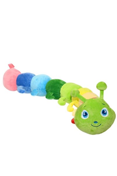 Halley Oyuncak Peluş 70 Cm Renkli Tırtıl Yastık