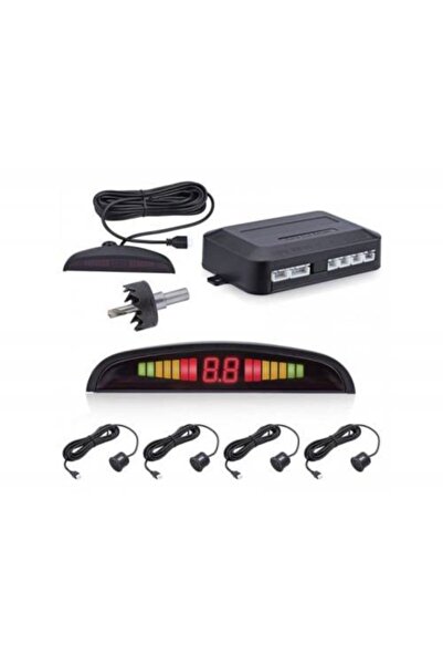 Genel Markalar Dijital Ekranlı Araç Park Sensörü Ses Ikazlı 4 Sensörlü