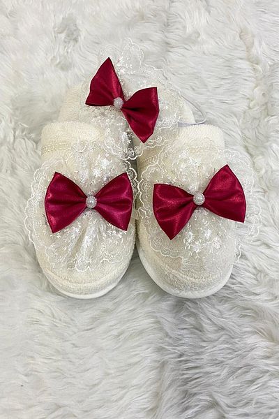 lohusahamile Women's Cherry Maternity Crown and Slippers Set Lh 339