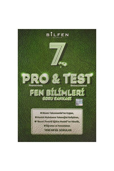 Bilfen Yayıncılık 7. Sınıf Pro&test Fen Bilimleri Soru Bankası Kitabı