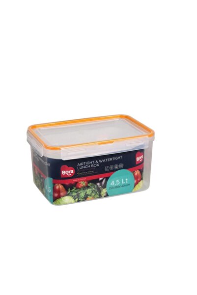 Bora Plastik 4.5 Liter Click Rectangular Locking Storage Container - Bo880