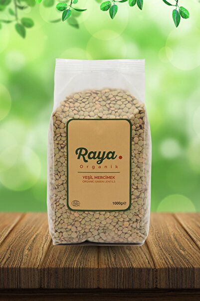 RAYA Organik Yeşil Mercimek 1 Kg