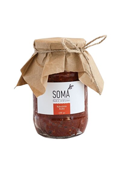 Soma Kadın Atölyesi Acuka Kahvaltılık Salça Sos Katkısız Ev Yapımı 380 Gr