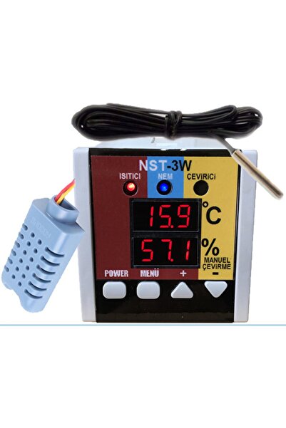 ZEteknoloji Nst-3w Termostat, Higrostat Ve Zamanlayıcılı