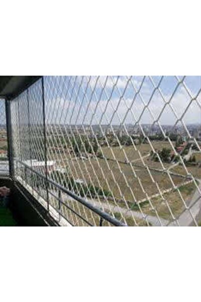 ünal file 6 mm 2,50 X 7 Metre Balkon Güvenlik Filesi Çocuk Emniyet Ağı Merdiv...