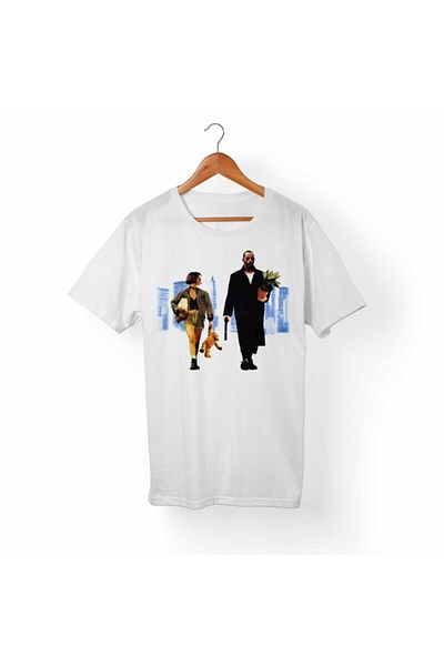 Alfa Tshirt Unisex White Leon-mathilda T-Shirt