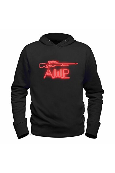 Alfa Tshirt سويت شيرت للأطفال بغطاء للرأس باللون الأحمر من Csgo