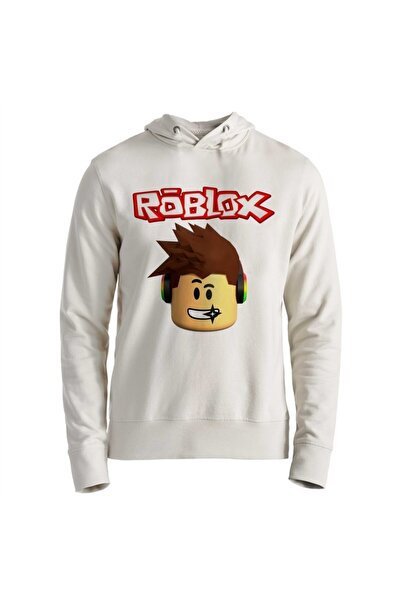 Alfa Tshirt سويت شيرت Roblox أبيض للأطفال للجنسين