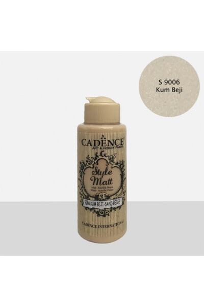 Cadence S9006 Kum Beji Mat Akrilik Boya