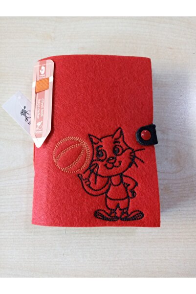 Tosbaa Keçe Defter Laser 12*16 Kırmızı