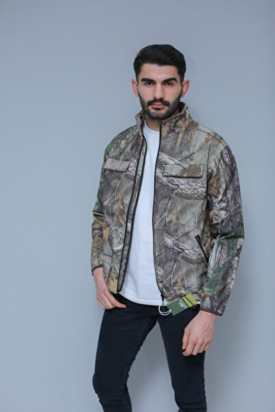 SİBER OUTDOOR Erkek Kahverengi Siber 4 Cepli Softshell Mont