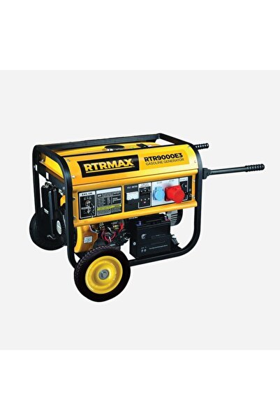 Rtrmax Rtr9000e3 Benzinli Jeneratör 9.4 Kva / 7.5 Kw Trifaze Ipli ve Marşlı
