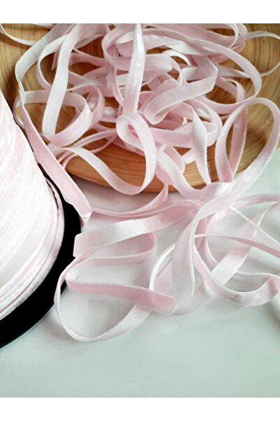 canan dizayn Kadife Kurdela Pembe Takribi 5 Mt 1 Cm