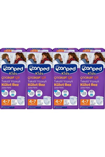 Canped Kids Külot Bez 4-7 Yaş 17-30 Kg 4 X 9 Adet