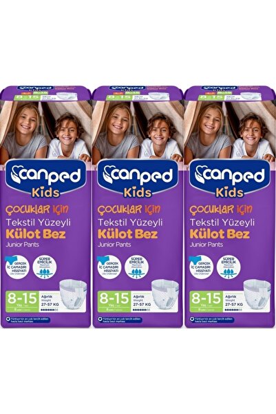 Canped Kids Külot Bez 8-15 Yaş 27-57 Kg 3 X 8 Adet