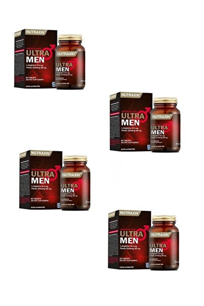 Nutraxin Ultra Men Erkeklere Özel Destek 60 Tablet*4