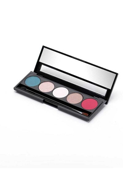 Pierre Cardin Haute Couture Eyeshadow Palette - Black Pearl Eyeliner & Fusion Coral Lipstick