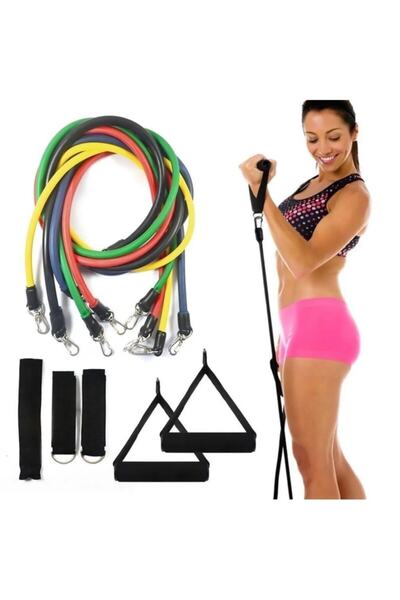 Clifton Direnç Bantı Kapı Arkası Egzersiz Seti 11 Parça Set