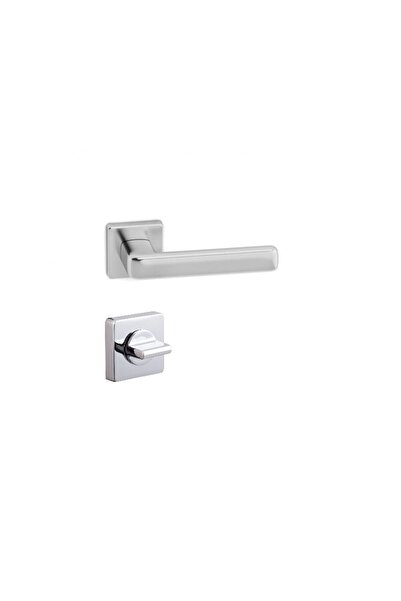 System Gamma Krom - Wc Mandallı Rozetli Kapı Kolu - Hha195ro11w Cr