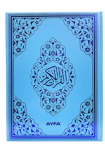 Ayfa Basın Yayın Ayfa Orta Boy Renkli Kuran-ı Kerim Mavi