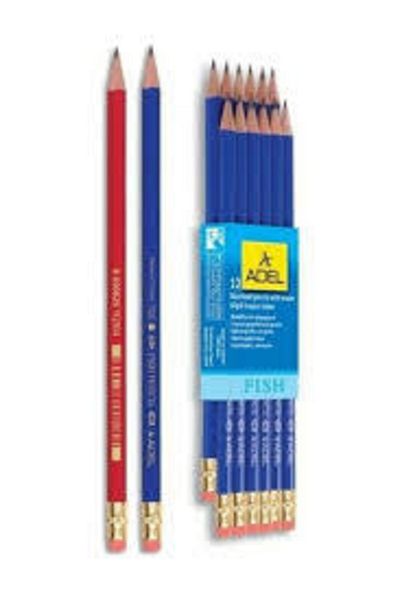 Adel Pencil with Eraser 12 Pieces