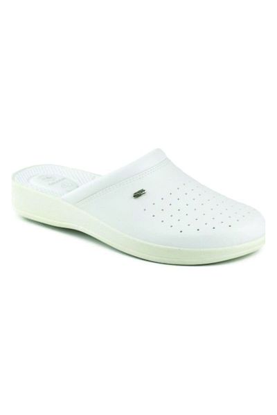 GEZER Women's White Sabo Orthopedic Slippers