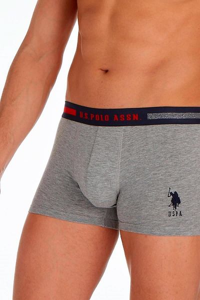 U.S. Polo Assn. Ανδρικό λευκό Boxer 3-pack