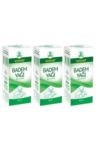 Sıhhat Pharma زيت اللوز 20 مل 3 عبوات