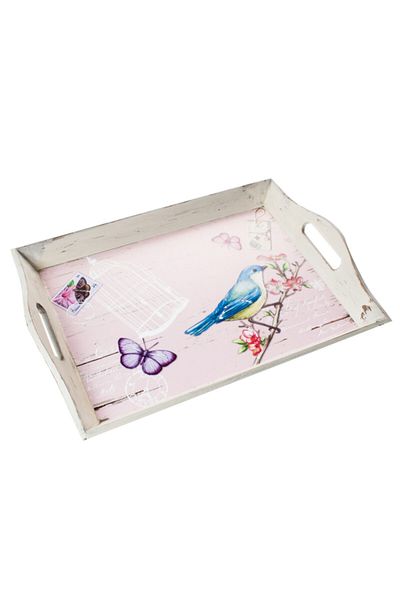 Limbo Home Bird Wooden Tray Small
