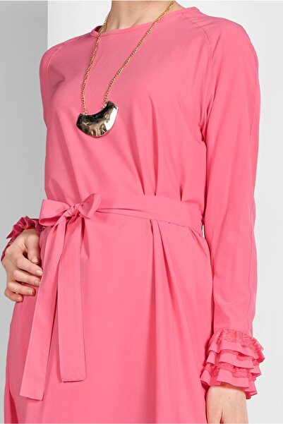 TRENDTESETTÜR Women's Coral Sleeve Ruffle Tunic 11715