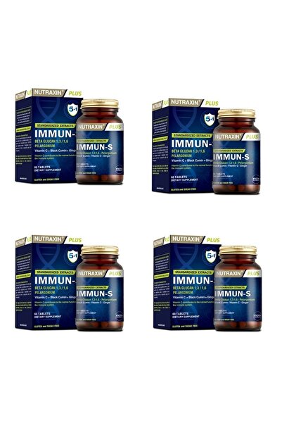 Nutraxin Immun-S Plus 60 Tablets That Do Not Contain Potential Allergens 4 Pi...