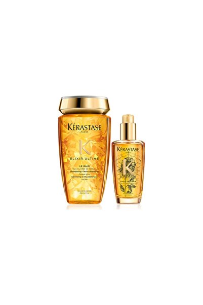 Kerastase Elixir Ultime Besleyici Şampuan 250 ml Elixir Besleyici Bakım Yağı 100 ml