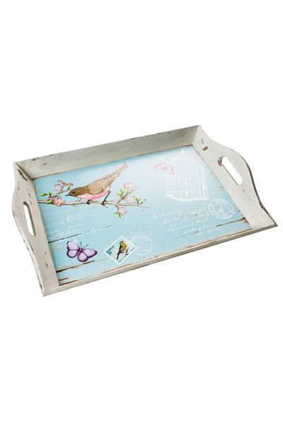 Limbo Home Bird Wooden Tray Large